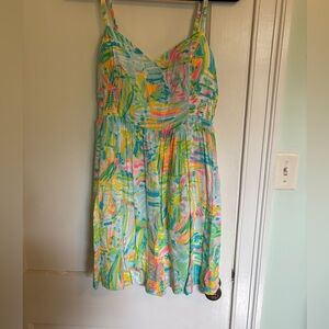 Lily Pulitzer Tropical Print Sundress